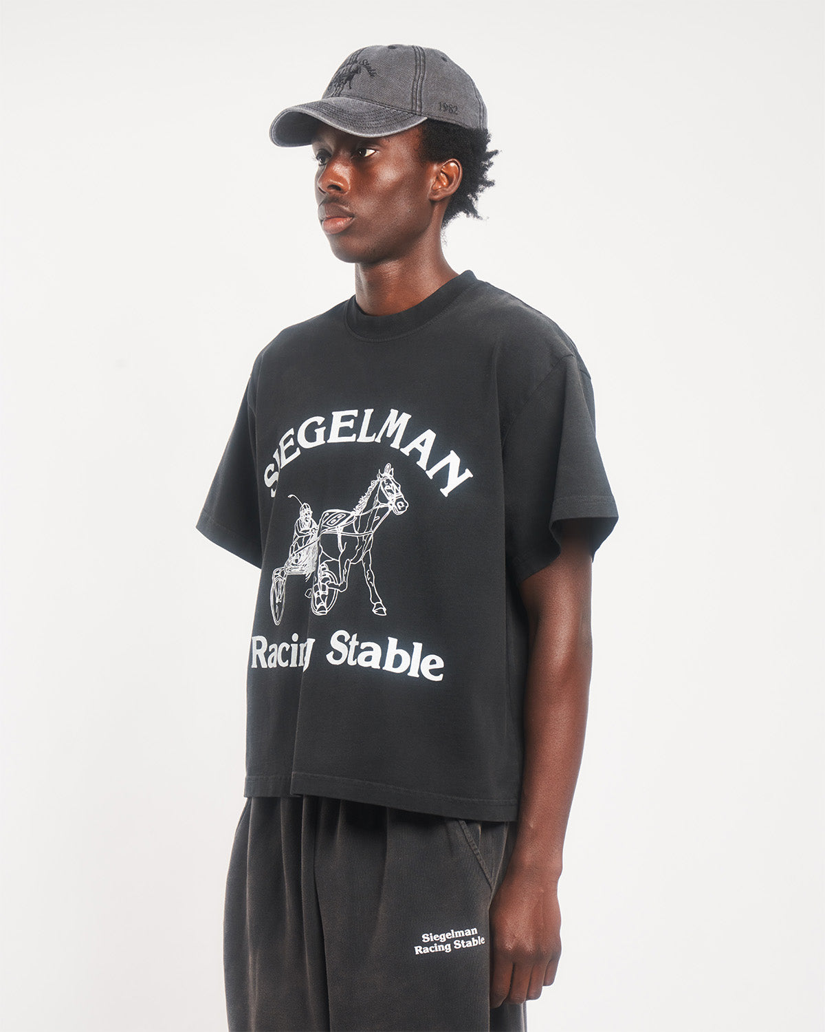 Racing Stable Graphic Crop Tee