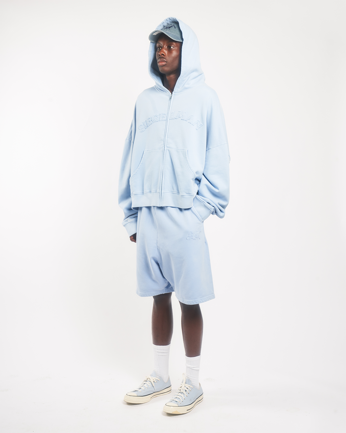 Emblem Oversized Sweatshort