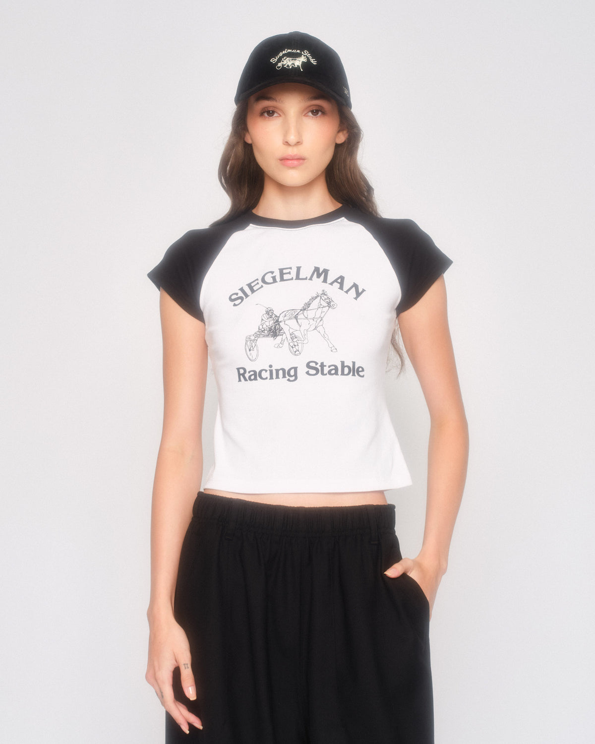 Racing Stable Short Sleeve Raglan Tee
