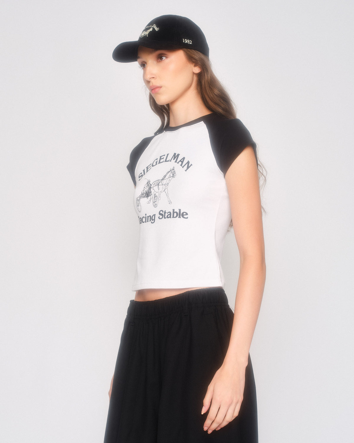 Racing Stable Short Sleeve Raglan Tee
