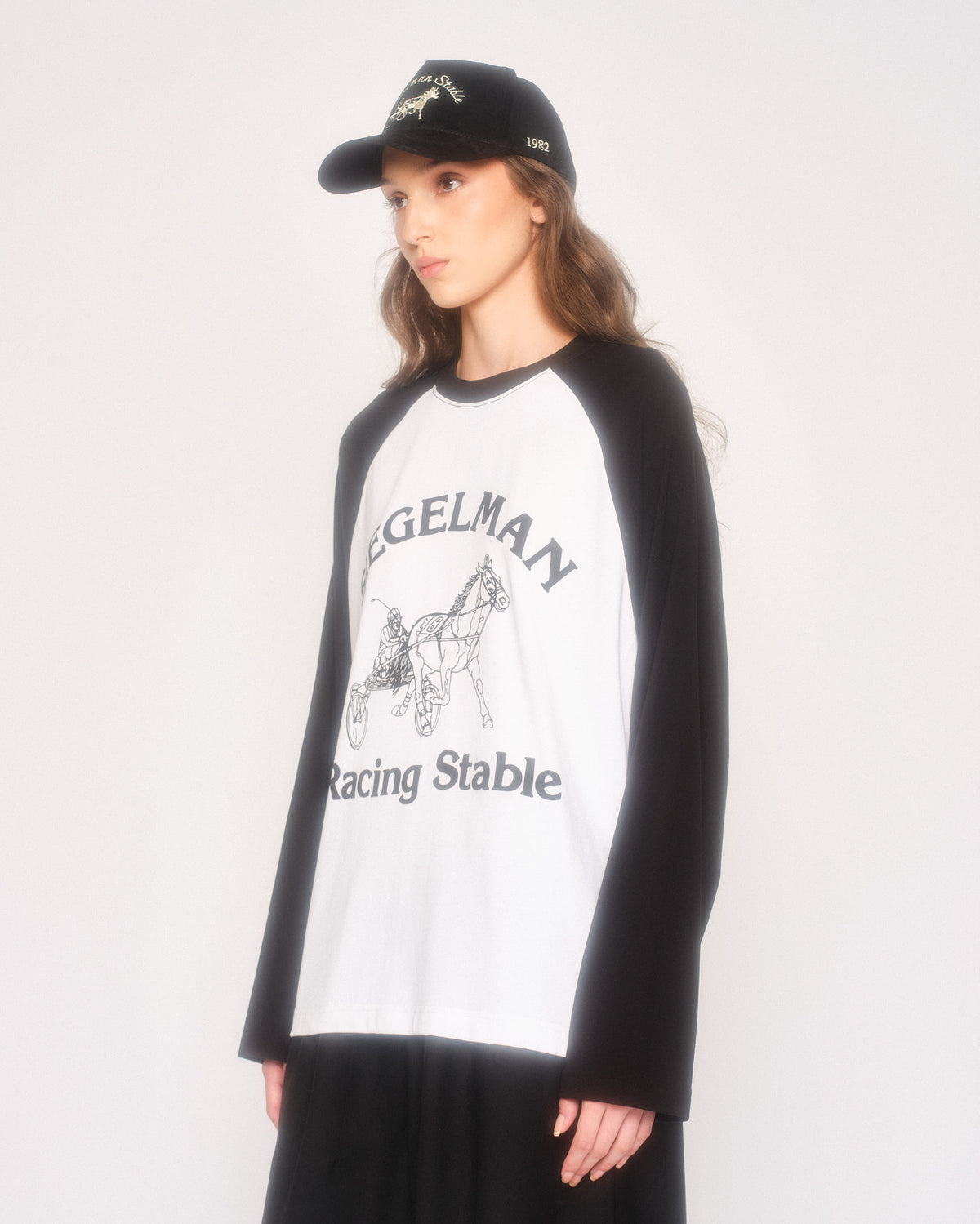 Racing Stable Long Sleeve Raglan Tee
