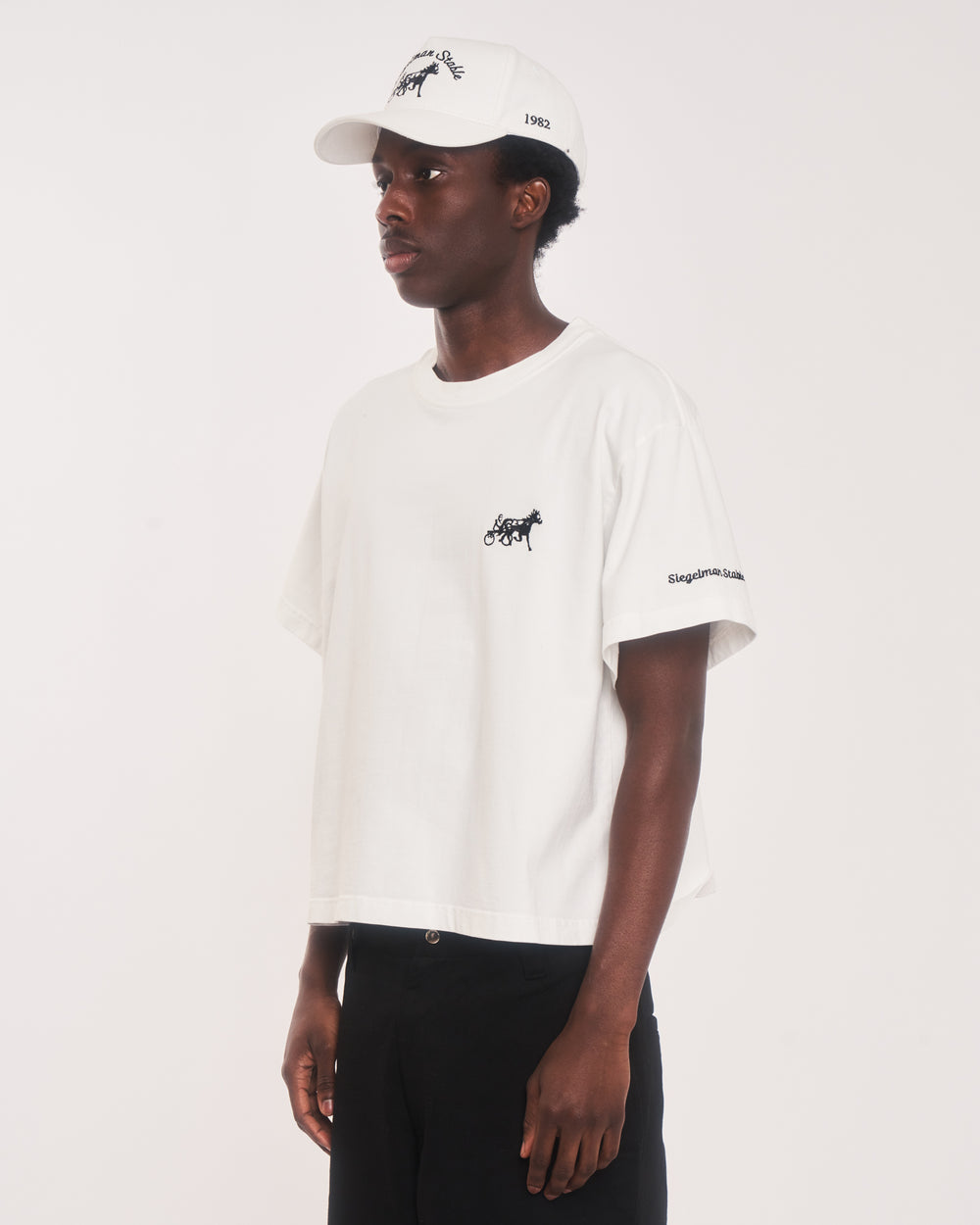 Embroidered Crop Tee