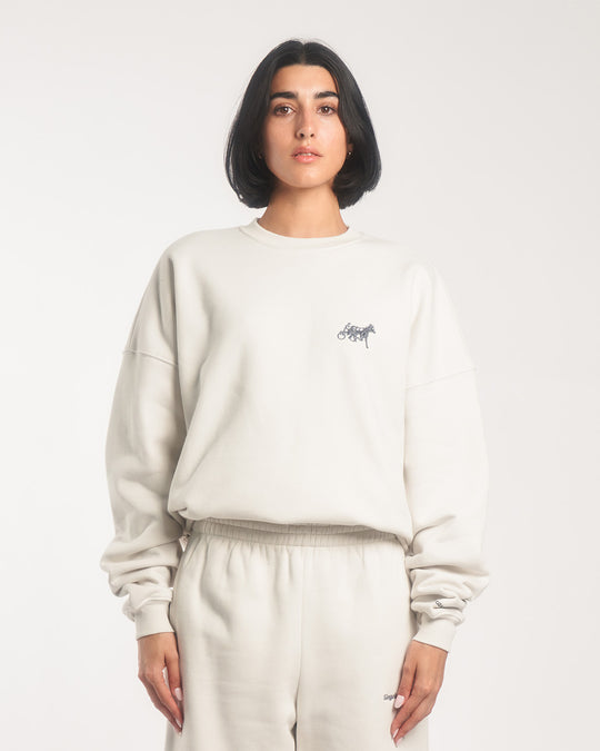 Siegelman Stable Embroidered Crewneck