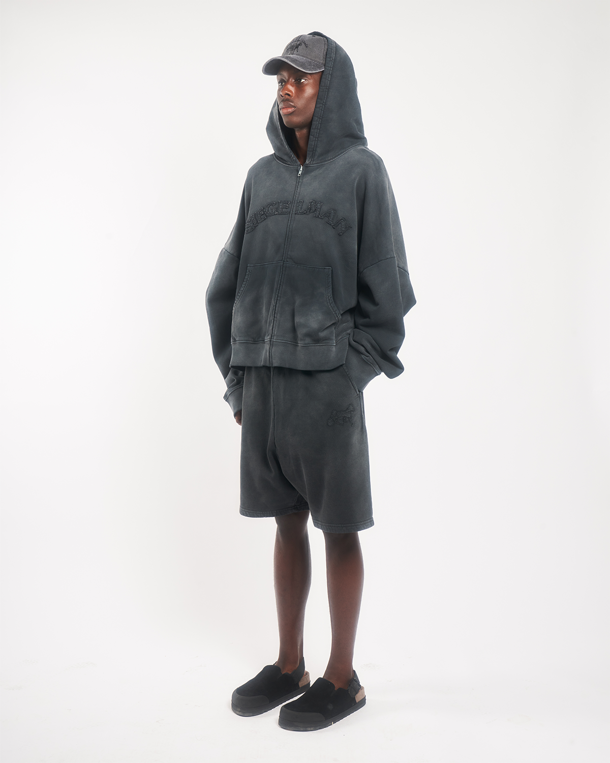 Emblem Oversized Sweatshort