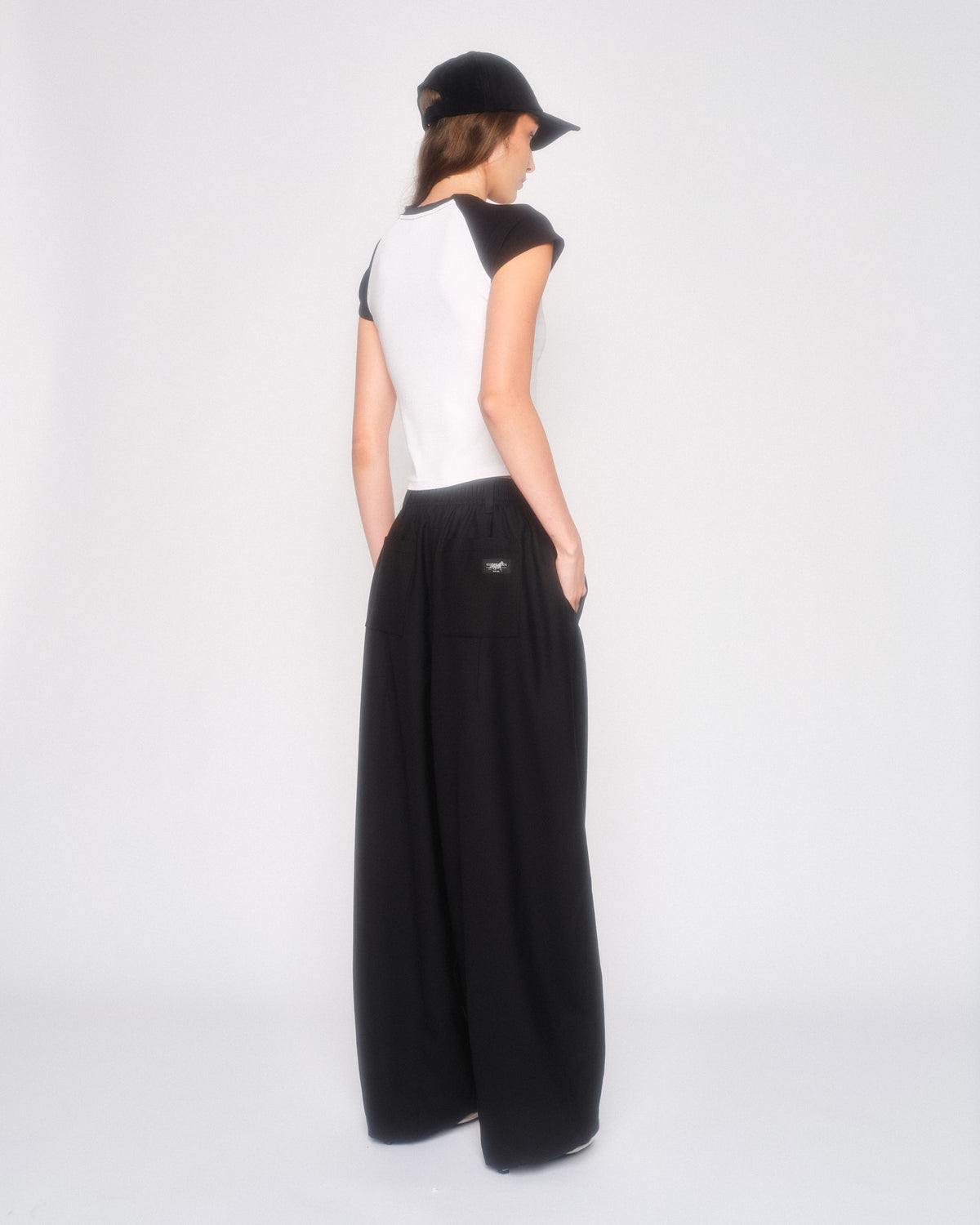 Wide Leg Parachute Pant