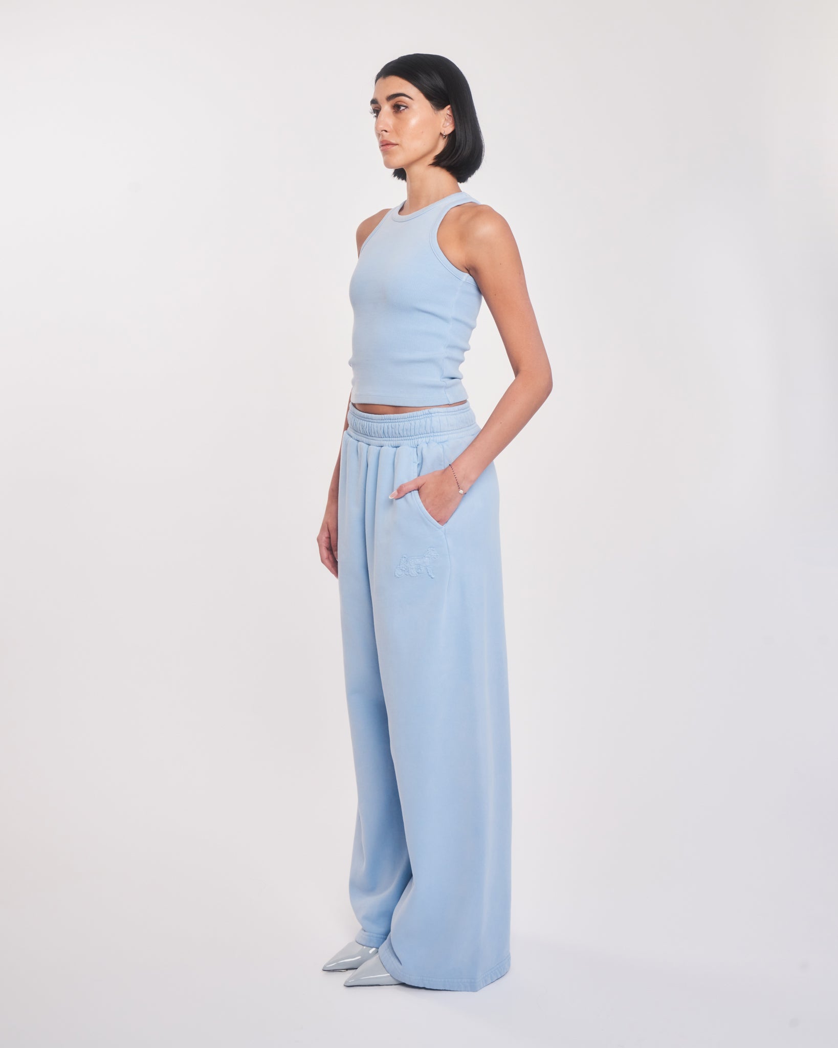 Emblem Oversized Sweatpant