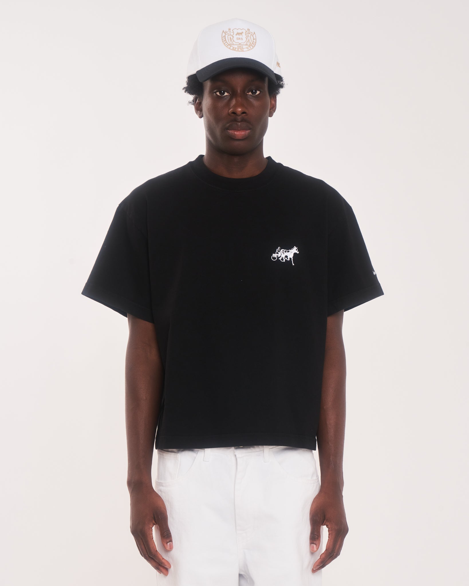 Embroidered Crop Tee