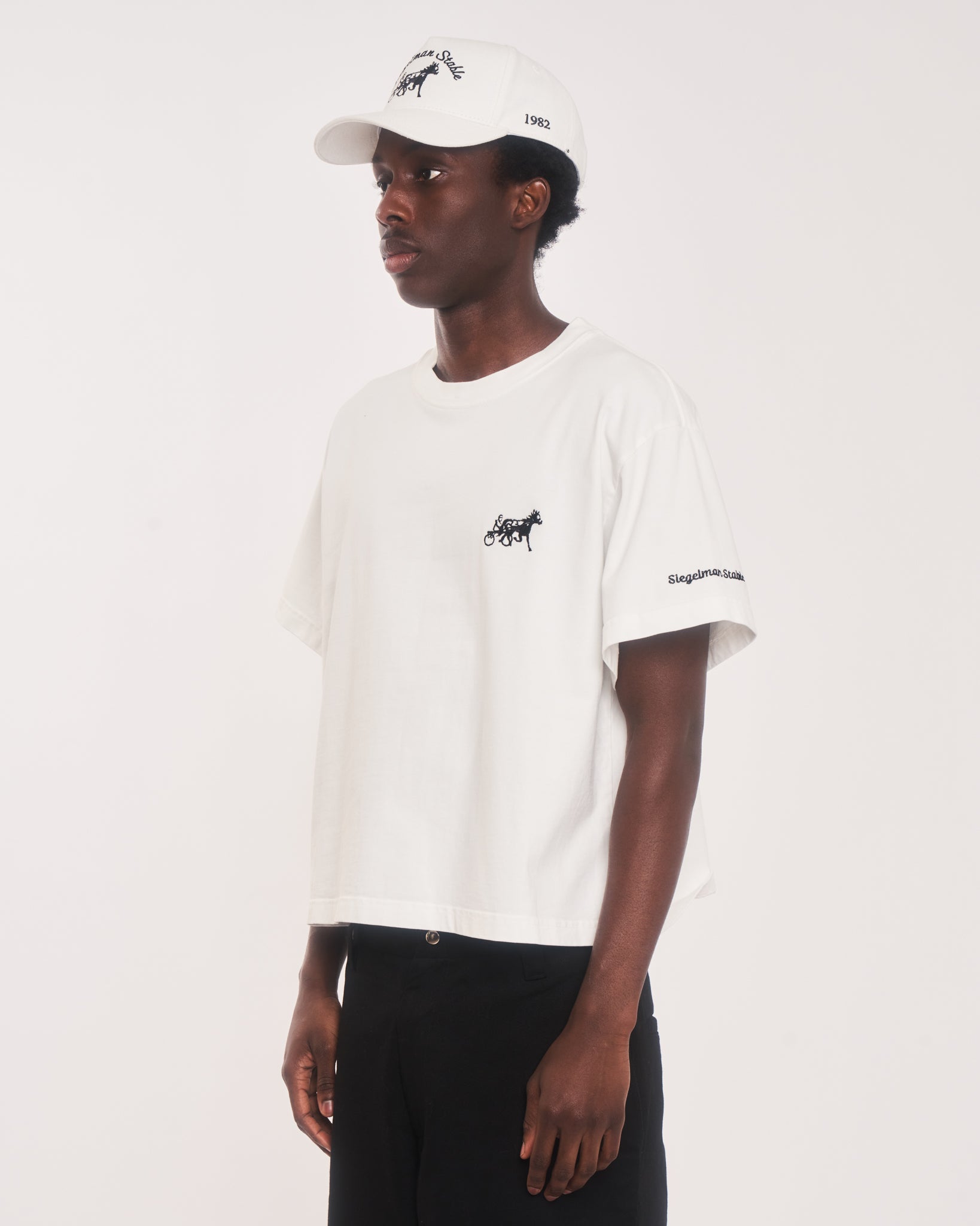 Embroidered Crop Tee