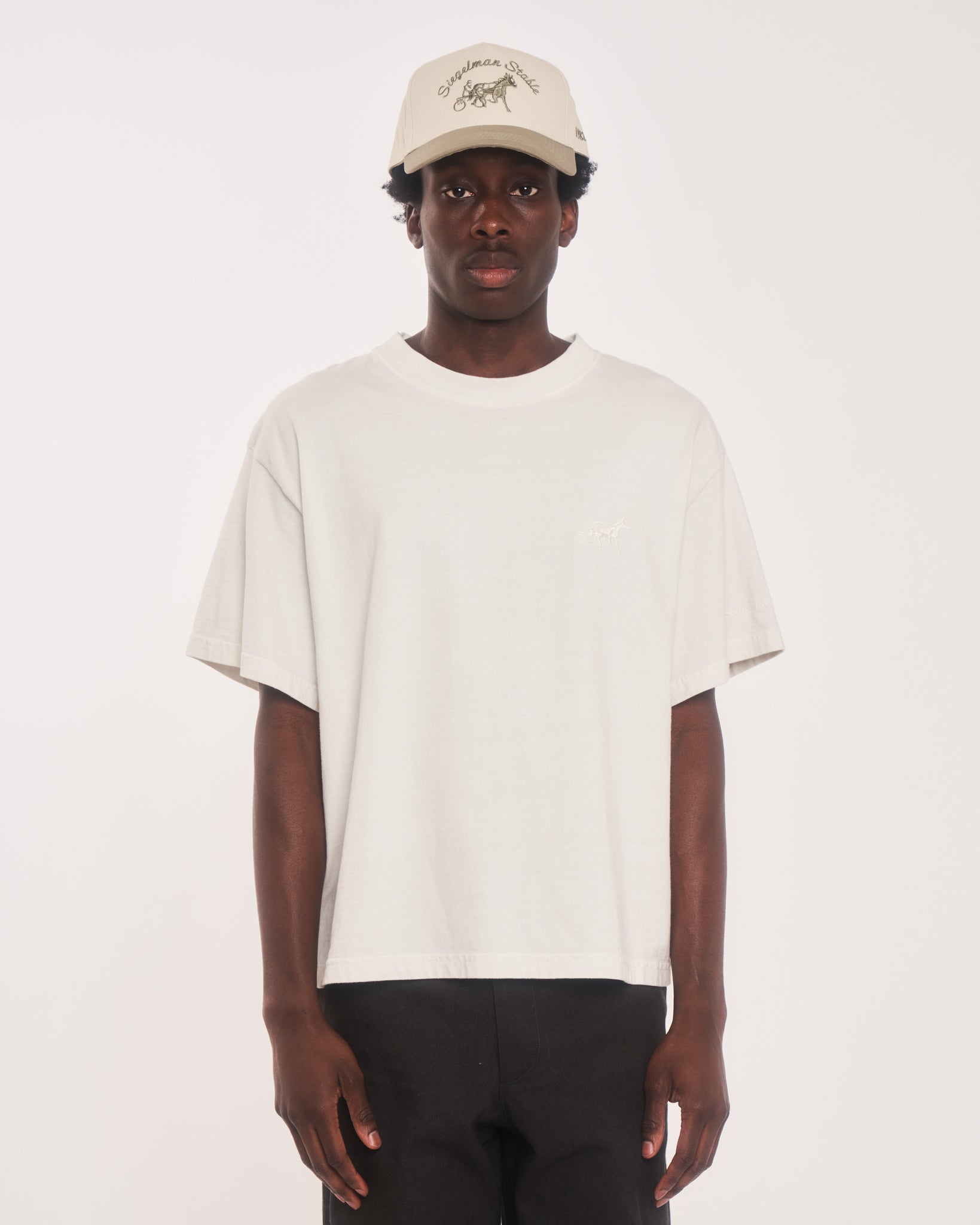 Embroidered Crop Tee