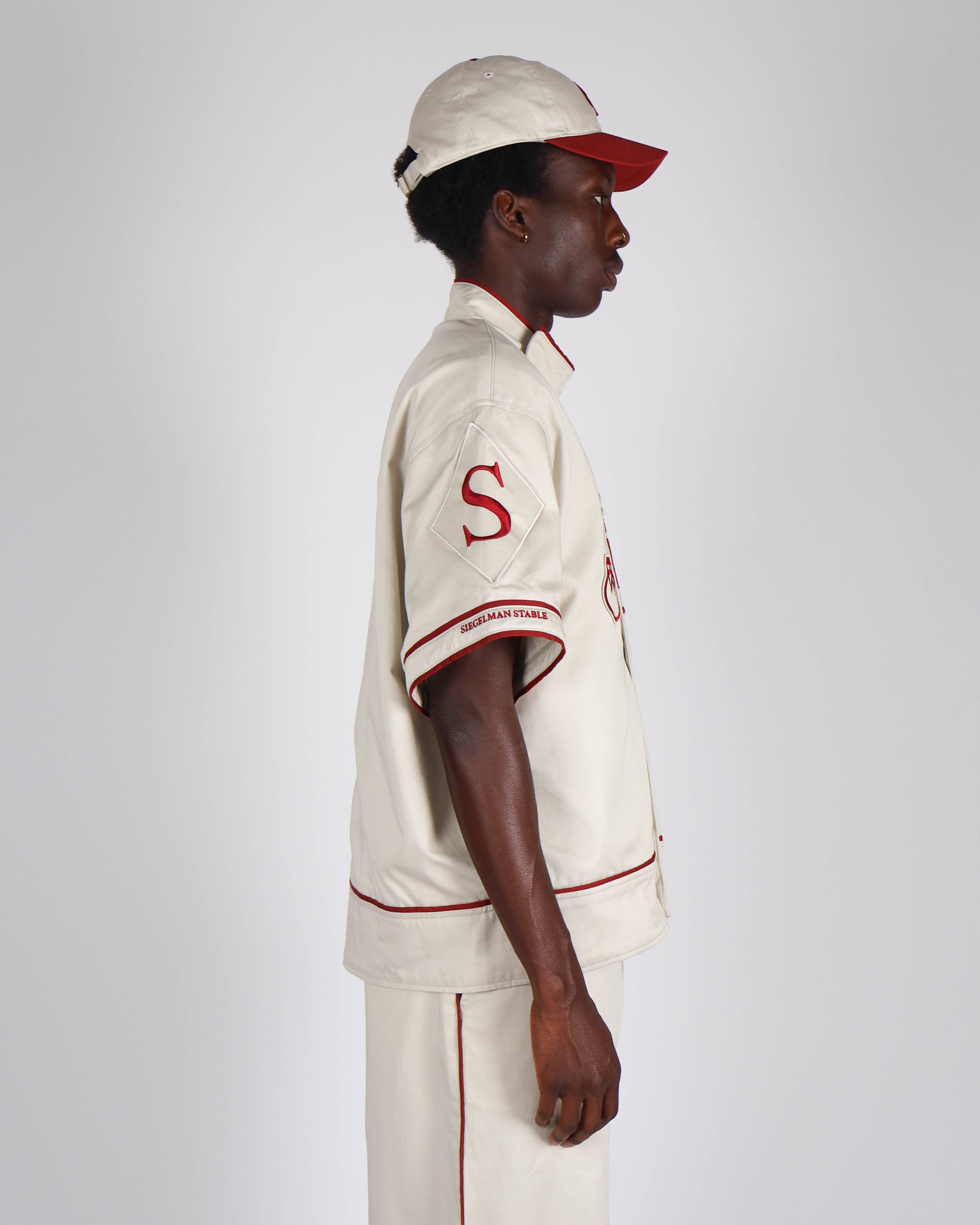 Embroidered Short Sleeve Track Jacket – Siegelman Stable