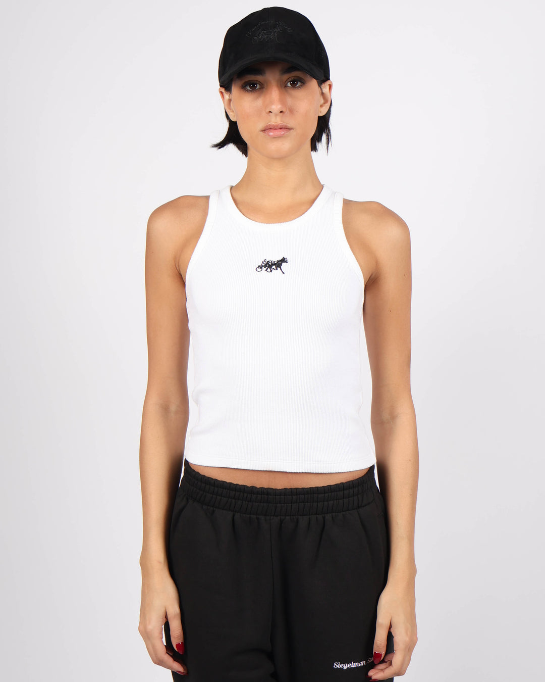 Siegelman Stable Embroidered Tank