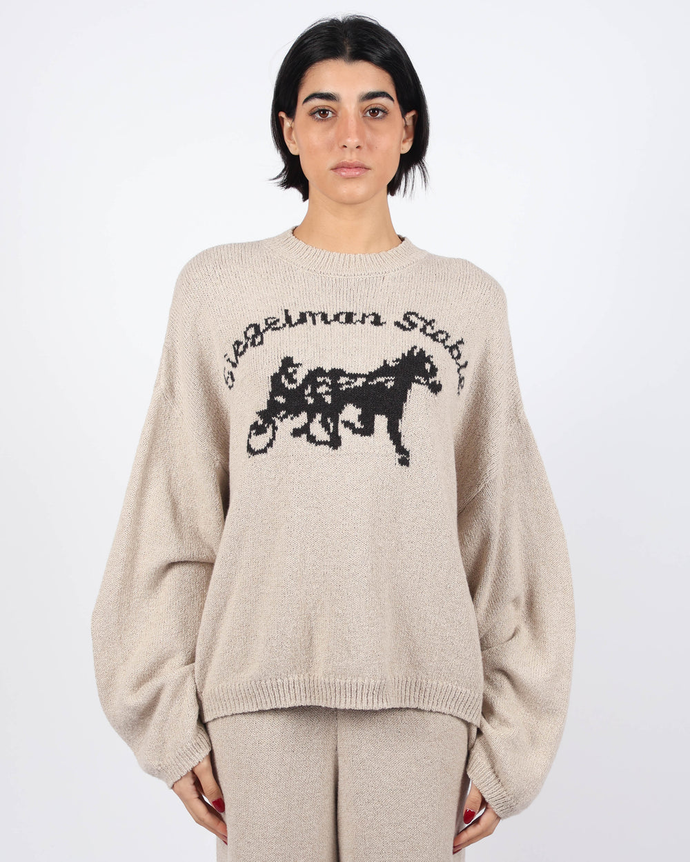 Siegelman Stable Logo Knit