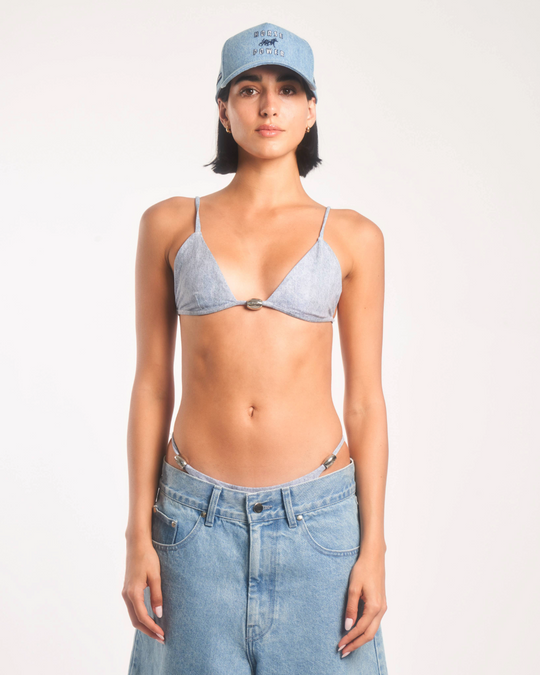 Ford Denim Bikini Top