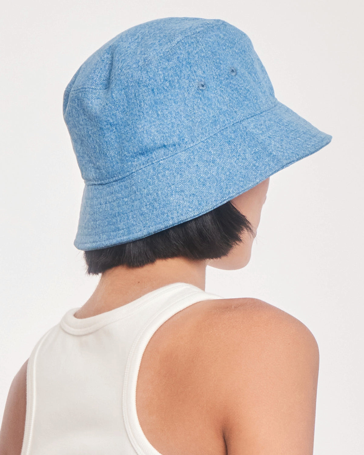 Siegelman Stable Denim Bucket Hat