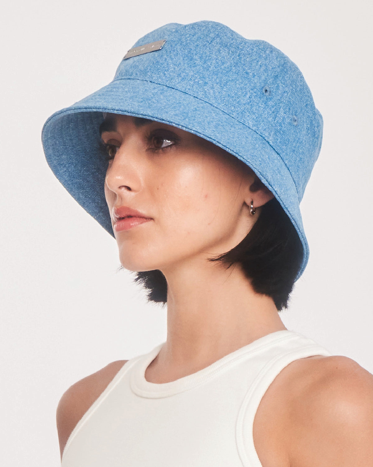 Siegelman Stable Denim Bucket Hat