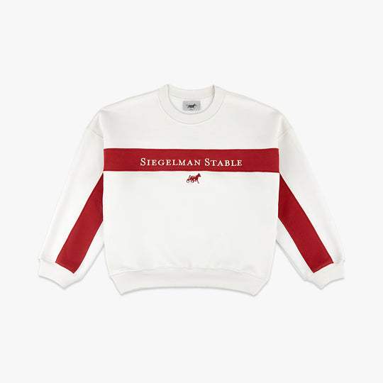 Siegelman Stable Embroidered Retro Crewneck