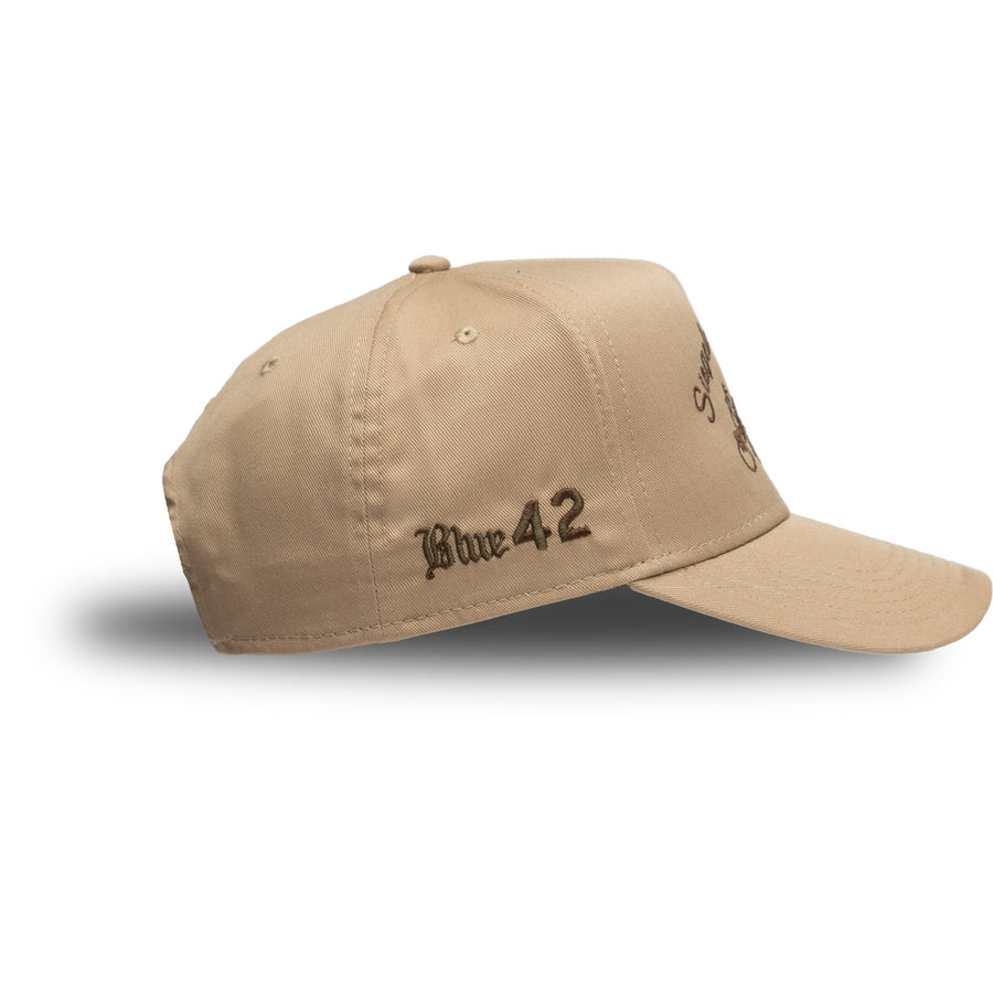 Siegelman Stable BLUE42 Khaki Hat